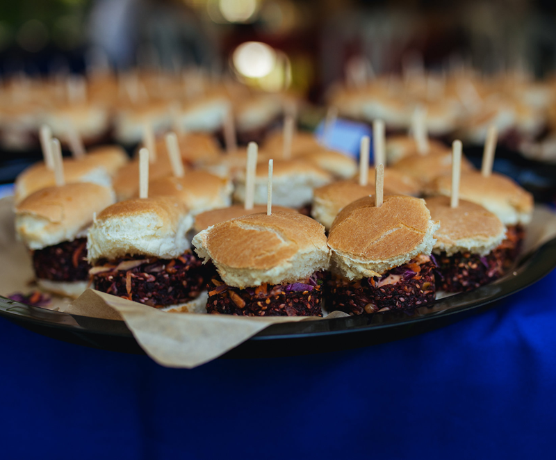 VegNews.Clare&CherylWeddingBurgers