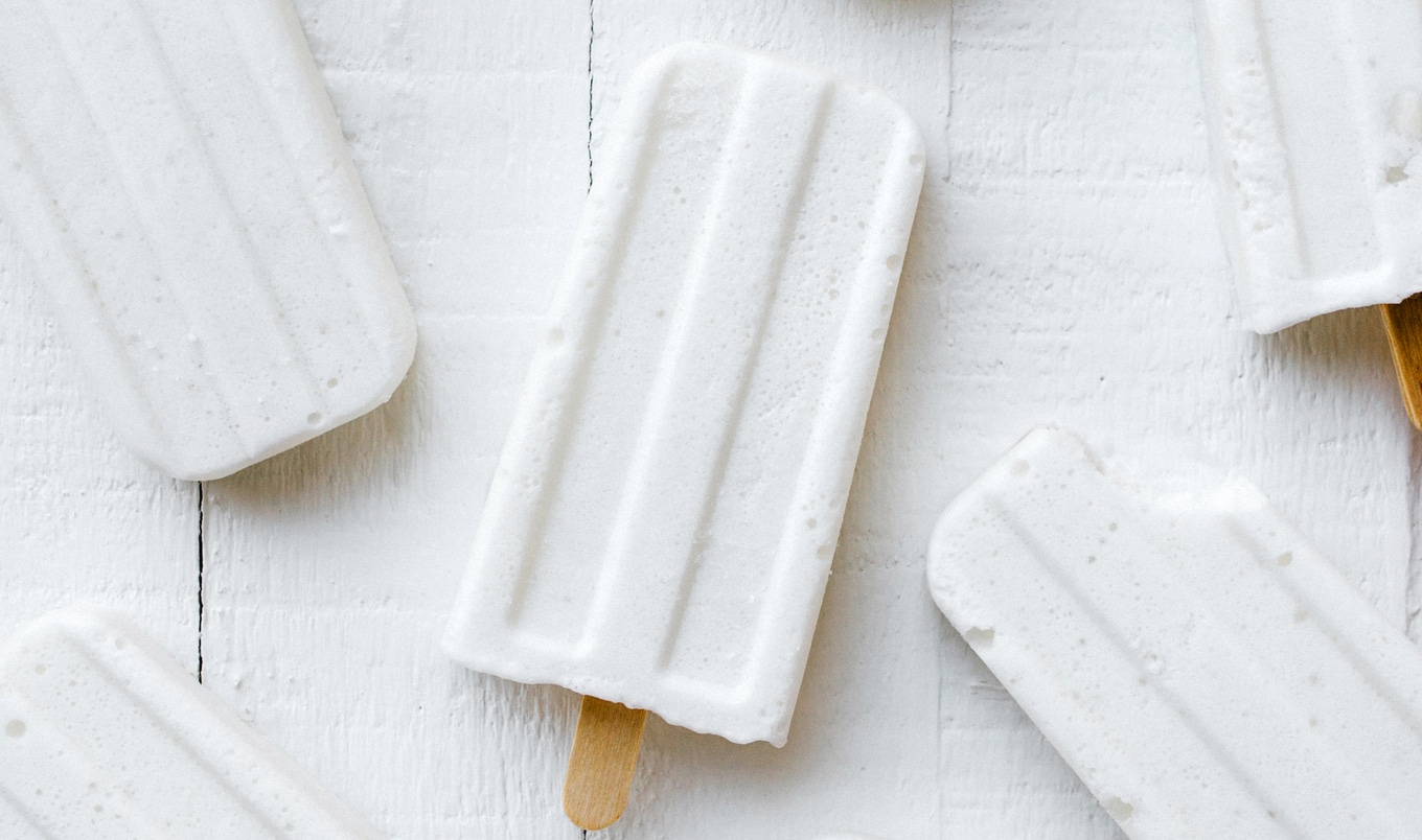 Vegan Marshmallow Coconut Cream Popsicles