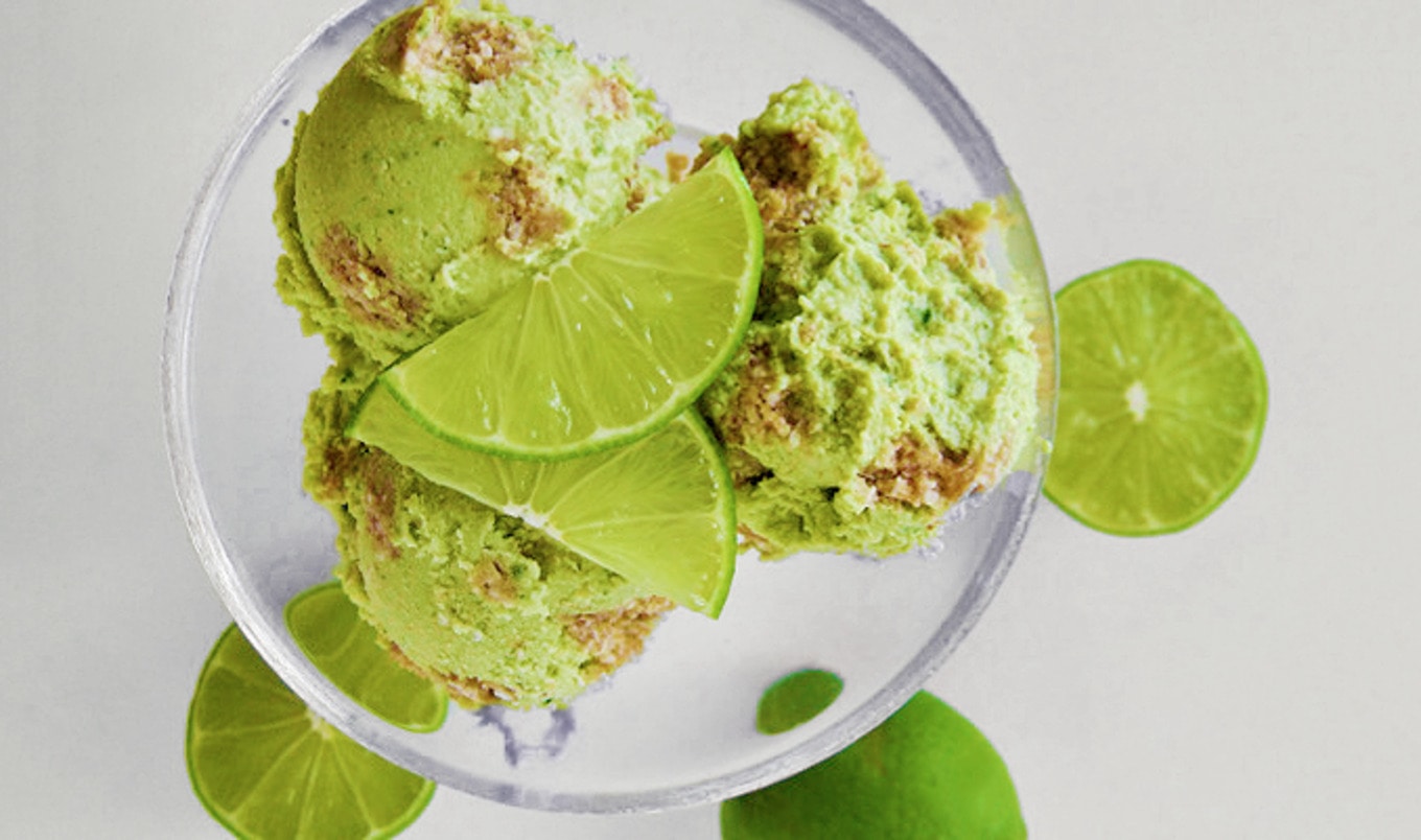 Dairy-Free Key Lime Pie Ice Cream