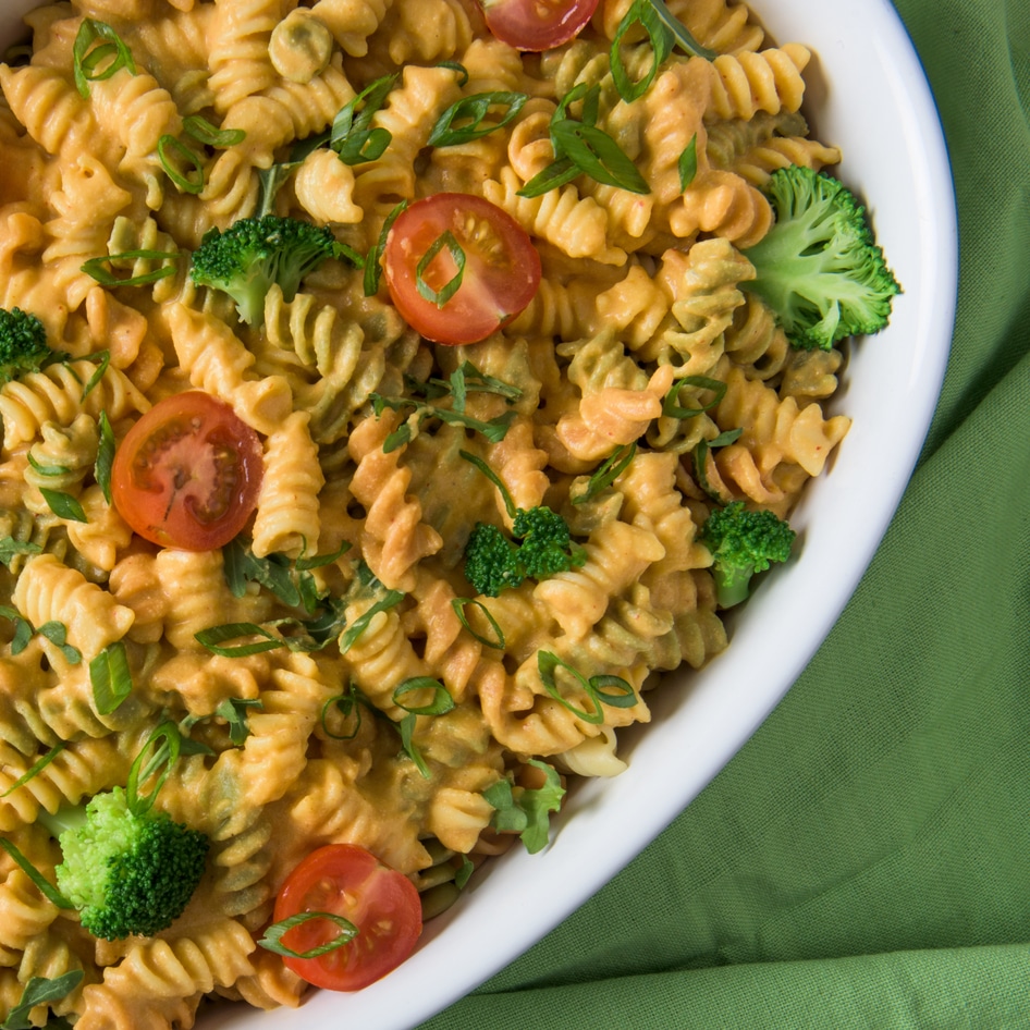 Plant-Based Primavera Mac and Cheese