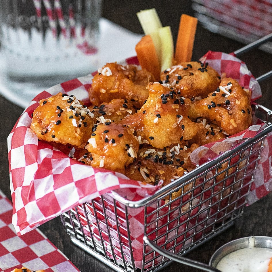 Vegan Everything Buffalo Cauliflower Bites