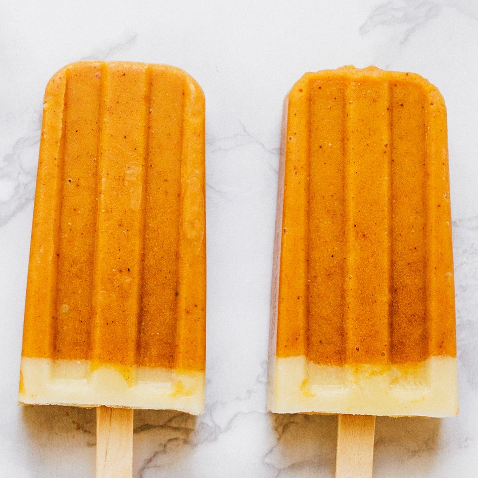 Vegan Sweet Potato Pie Popsicles