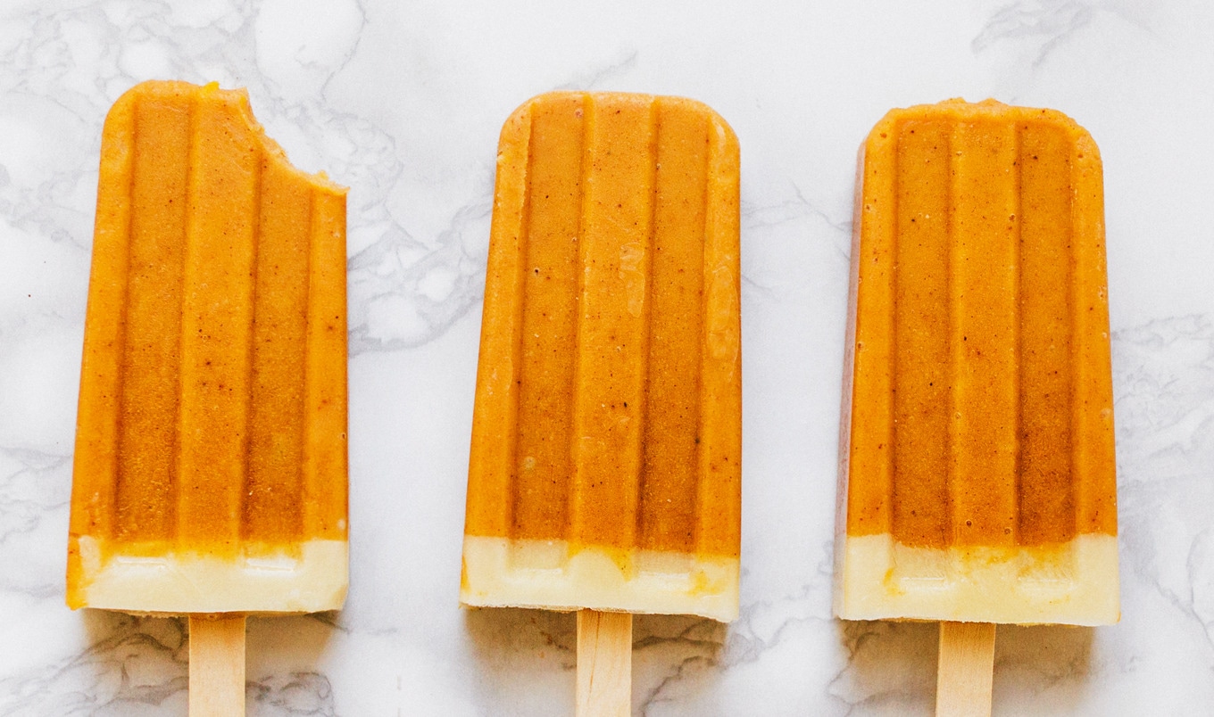 Vegan Sweet Potato Pie Popsicles