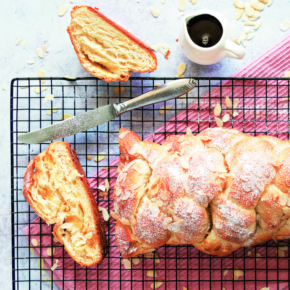 Vegan Marzipan Challah&nbsp;