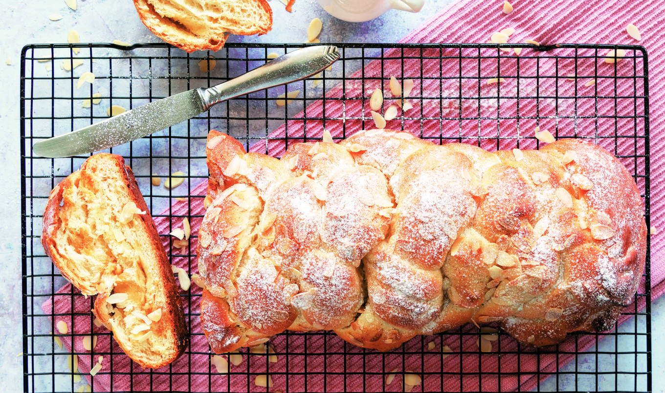 Vegan Marzipan Challah&nbsp;