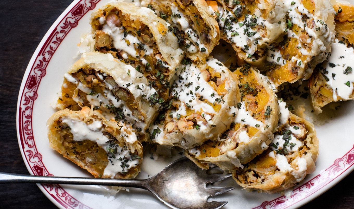 Plant-Based Butternut Squash Harvest Roll