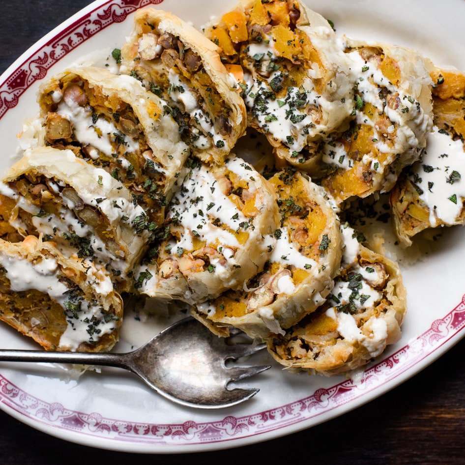 Plant-Based Butternut Squash Harvest Roll