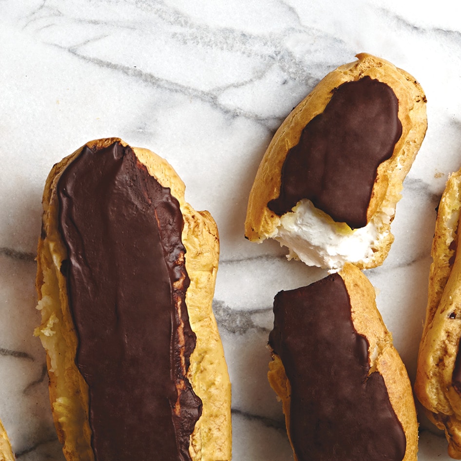 Vegan Chocolate Eclairs With Coconut Whipped Cream