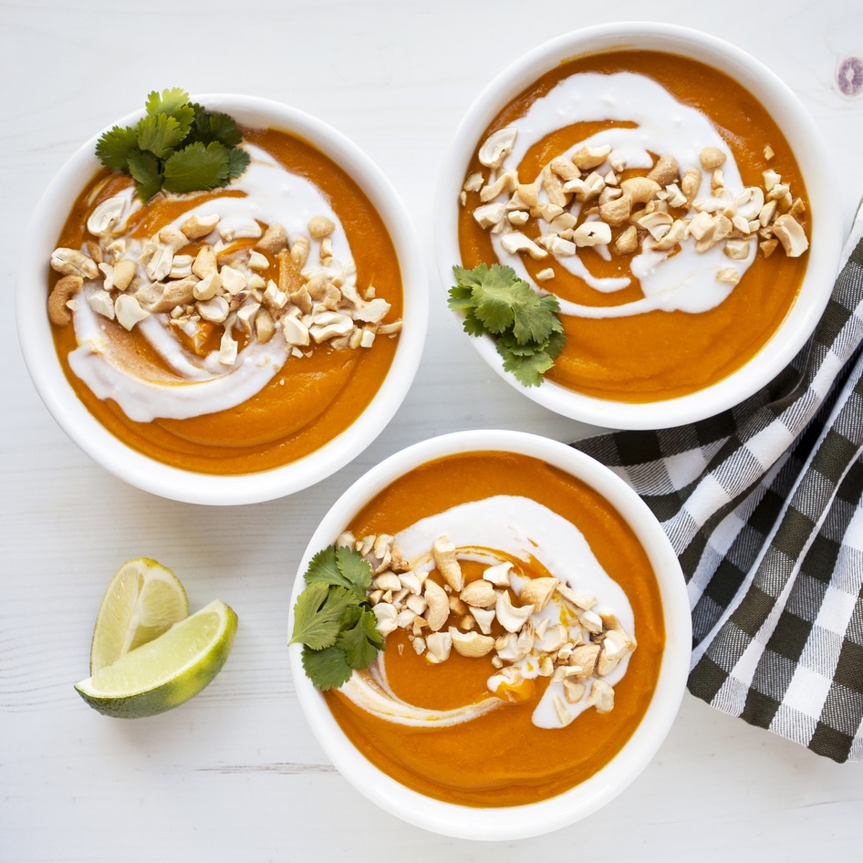 Creamy Carrot Ginger Turmeric Soup