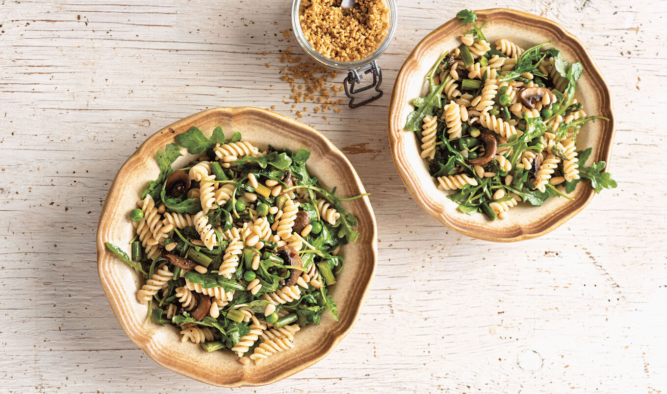 Vegan Lemony Spring Pasta