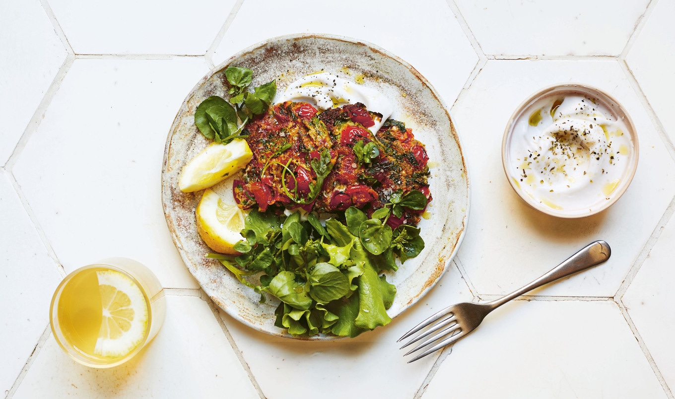 Vegan Santorini Tomato Fritters