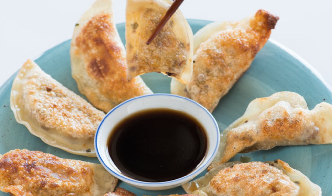 Spicy Vegan Seitan Potstickers