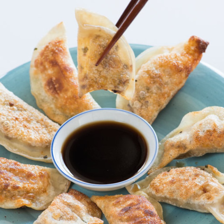 Spicy Vegan Seitan Potstickers