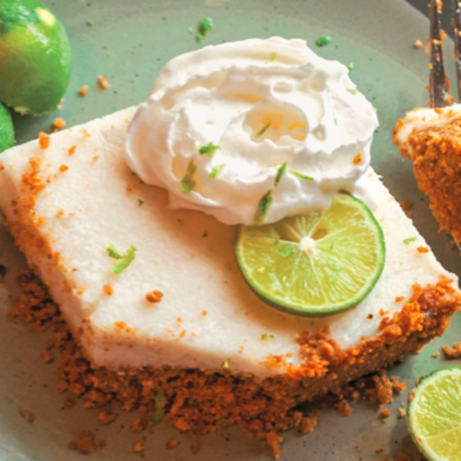 Easy Vegan Key Lime Pie Bars With a Graham Cracker Crust