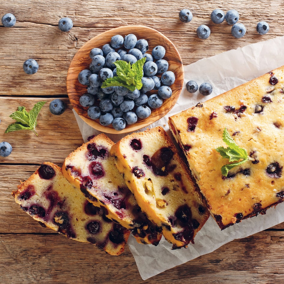 Dreamy Vegan Blueberry Oat Milk Pound Cake