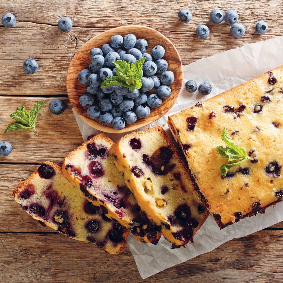 Dreamy Vegan Blueberry Oat Milk Pound Cake