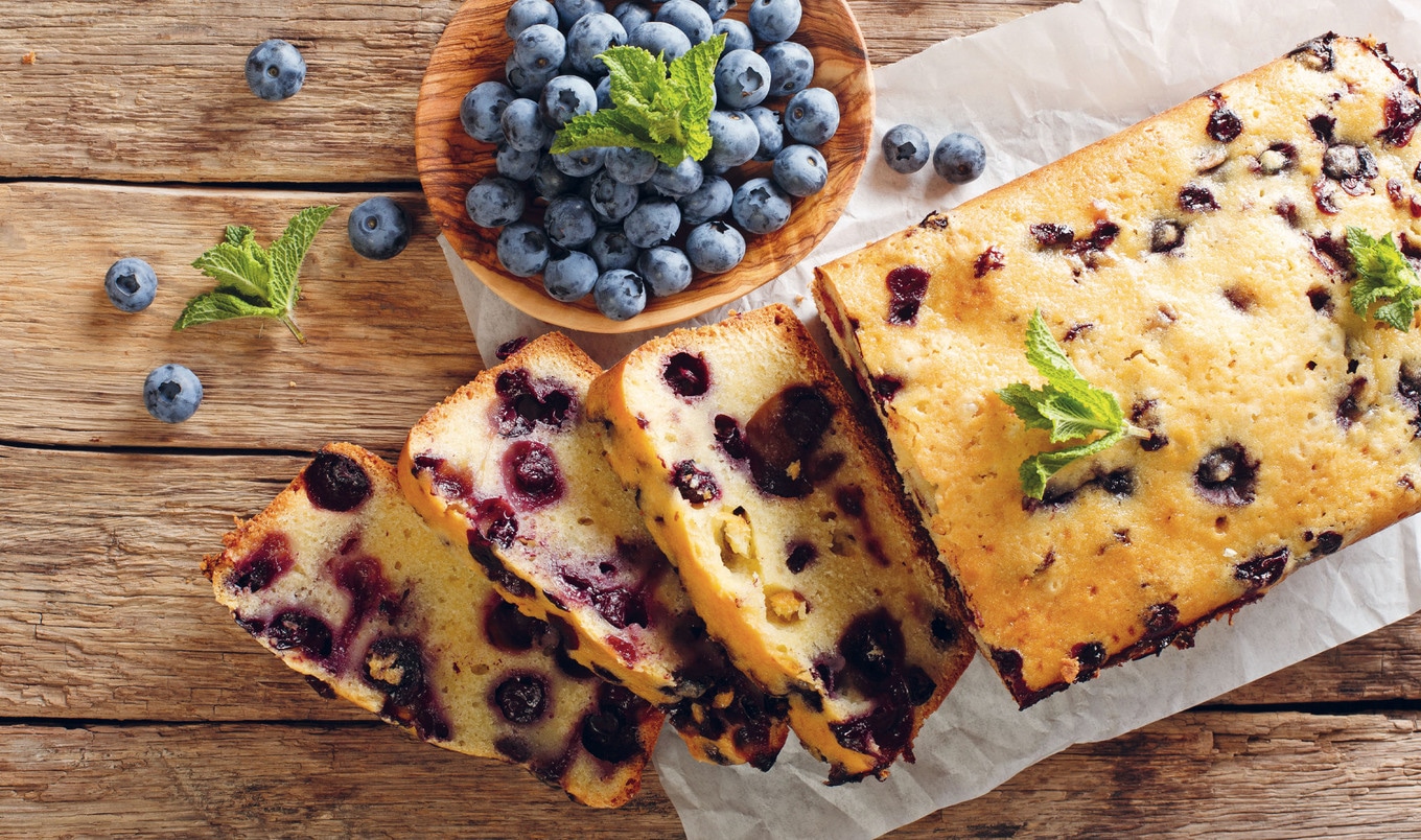 Dreamy Vegan Blueberry Oat Milk Pound Cake