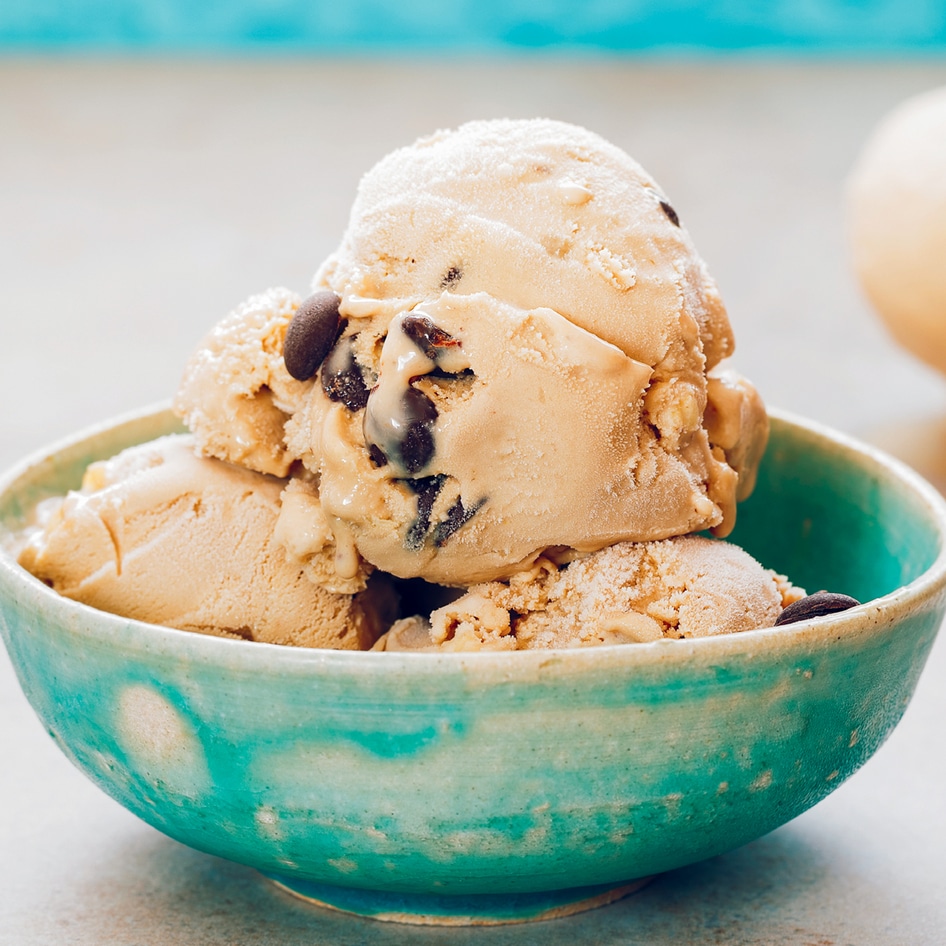 Four-Ingredient Chocolate Chip Oat Milk Banana Ice Cream