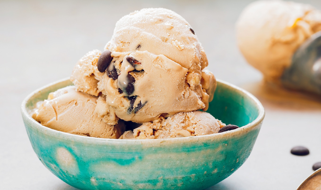 Four-Ingredient Chocolate Chip Oat Milk Banana Ice Cream