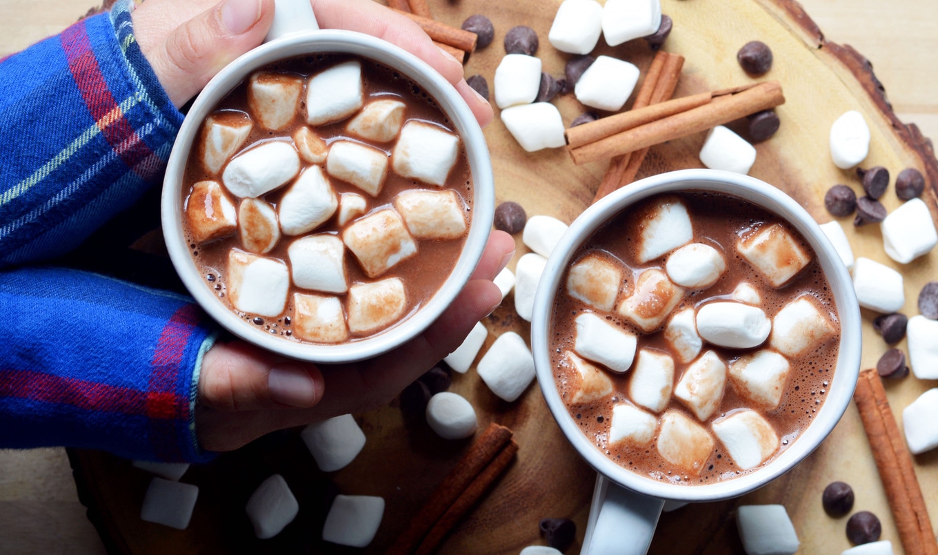 Creamy Vegan Almond Hot Chocolate&nbsp;