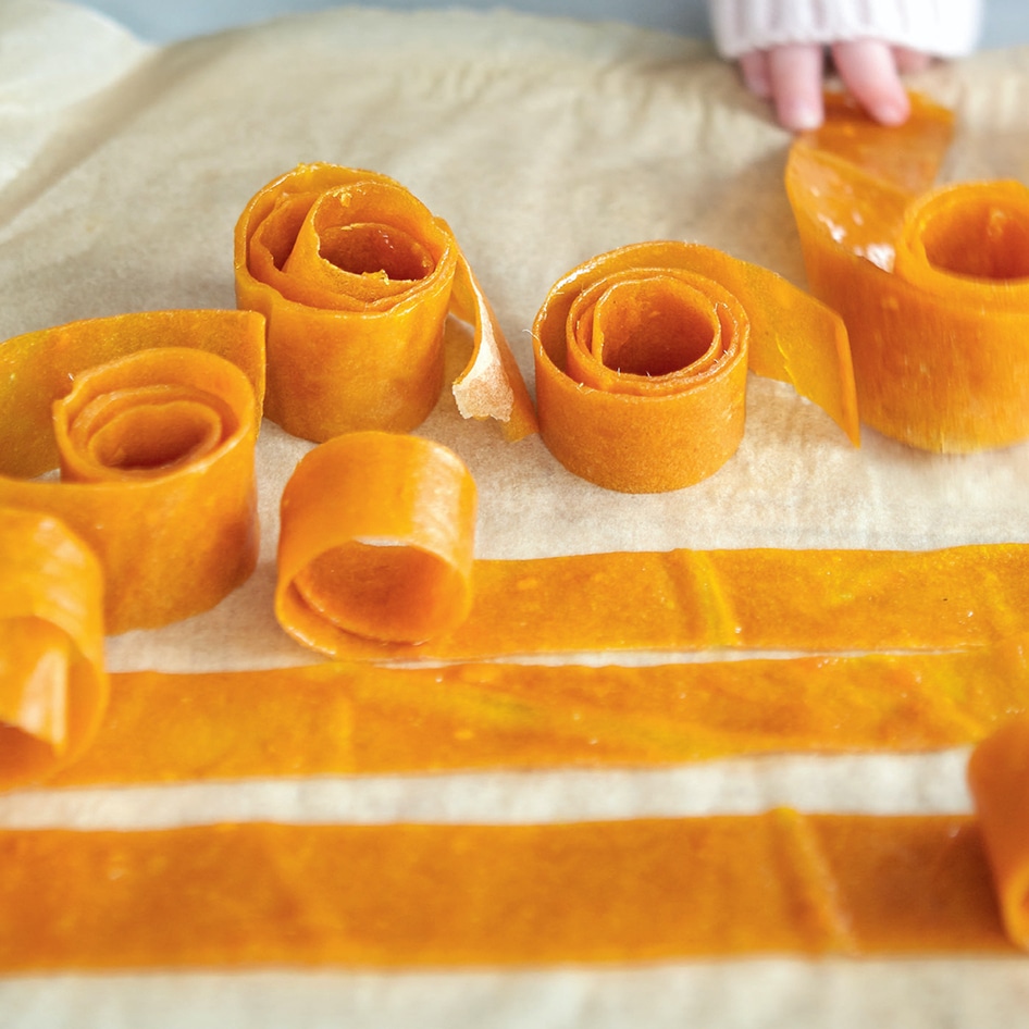 Healthy Vegan Mango Fruit Roll-Ups