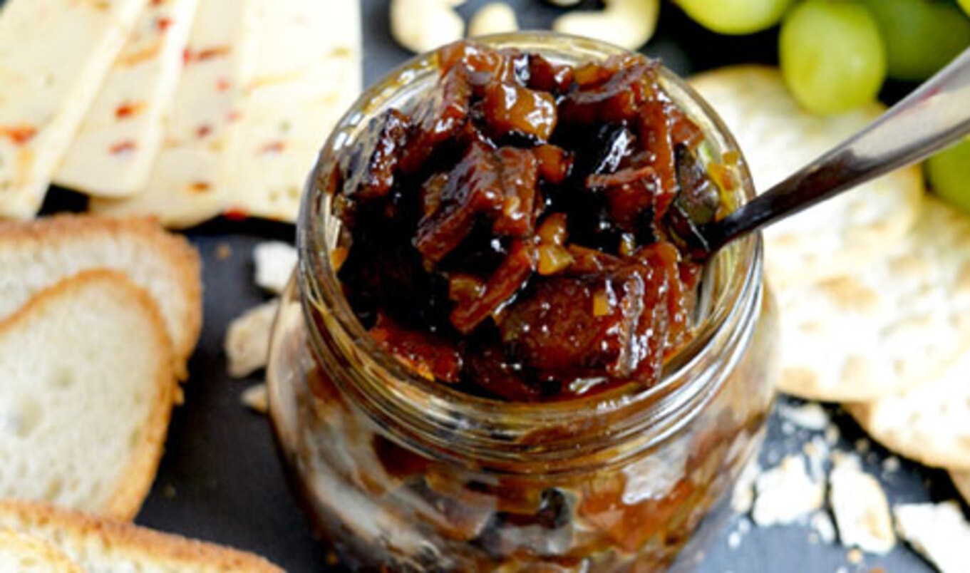 Vegan Bourbon Bacon Jam