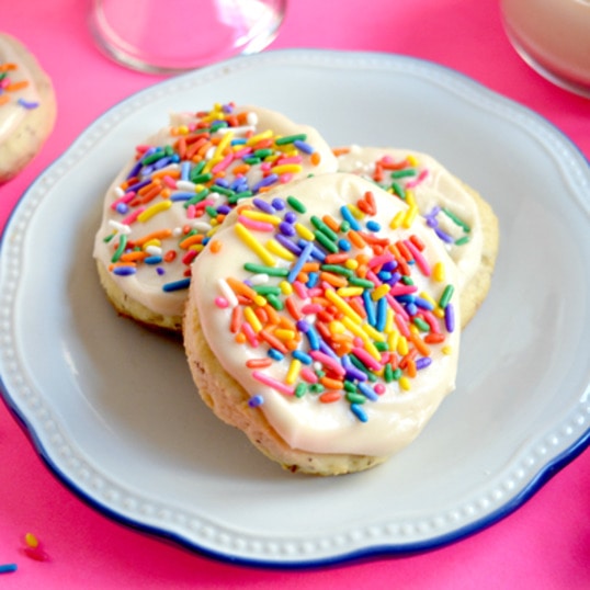 Vegan Soft-Batch Sugar Cookies With Buttercream Frosting