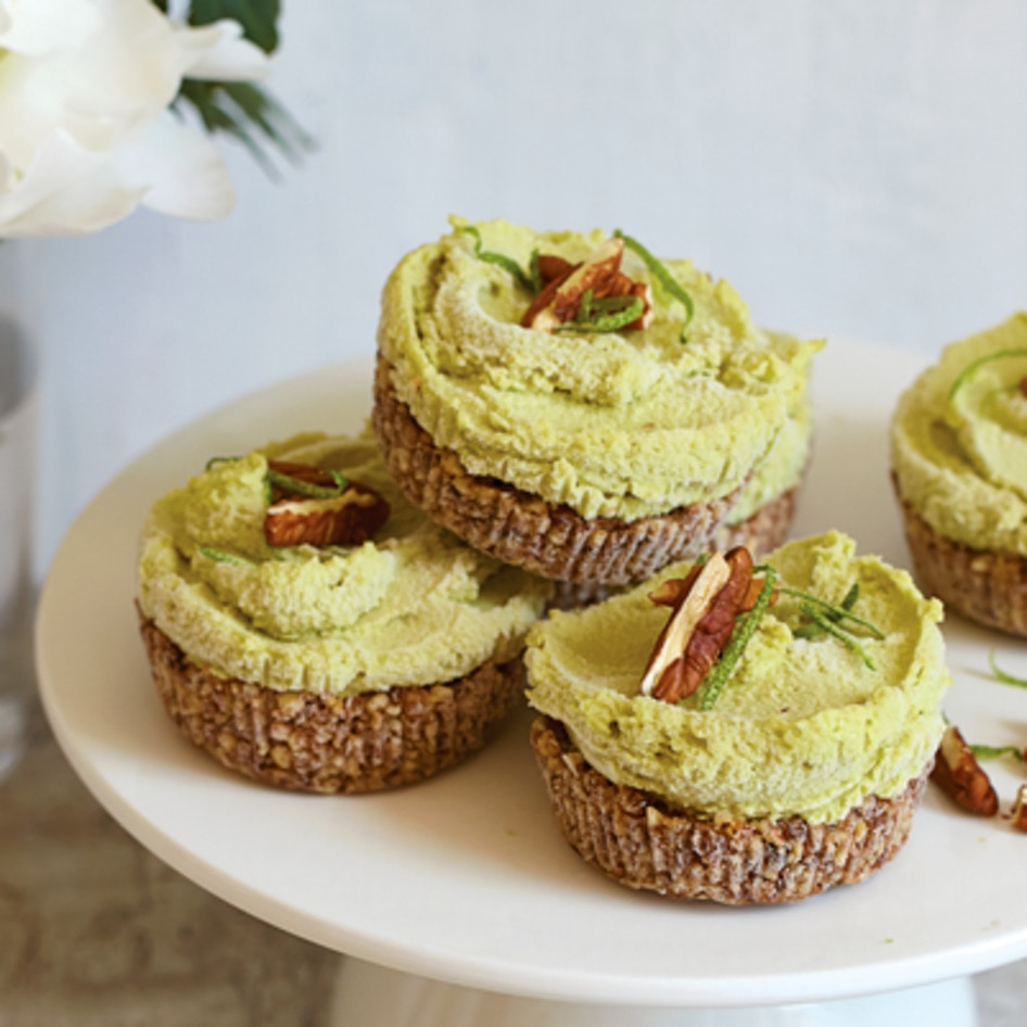 Vegan No-Bake Mini Key Lime Pies