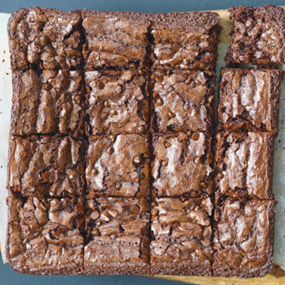 Vegan Double Chocolate Chip Brownies