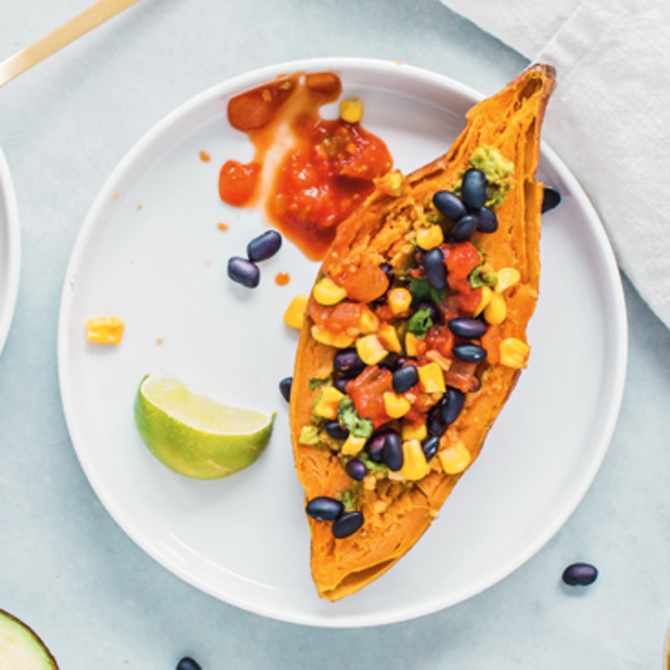 Loaded Southwestern Sweet Potato Boats