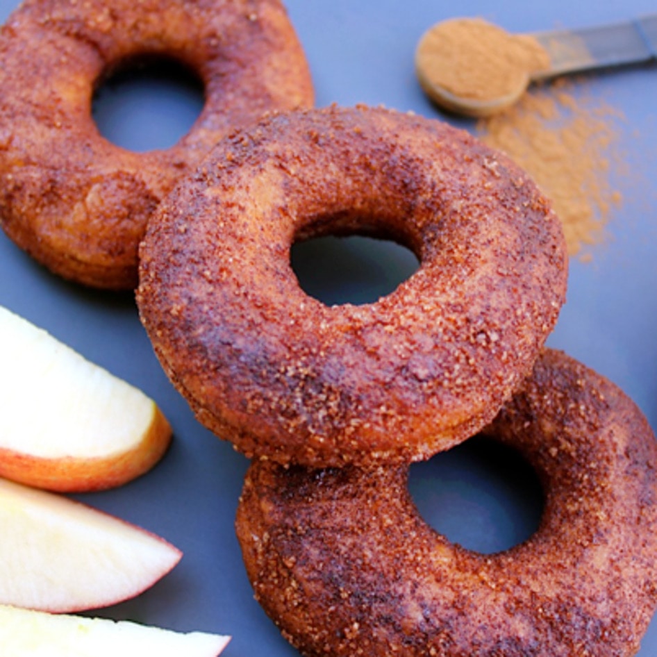 Vegan Apple Cider Sugar Doughnuts