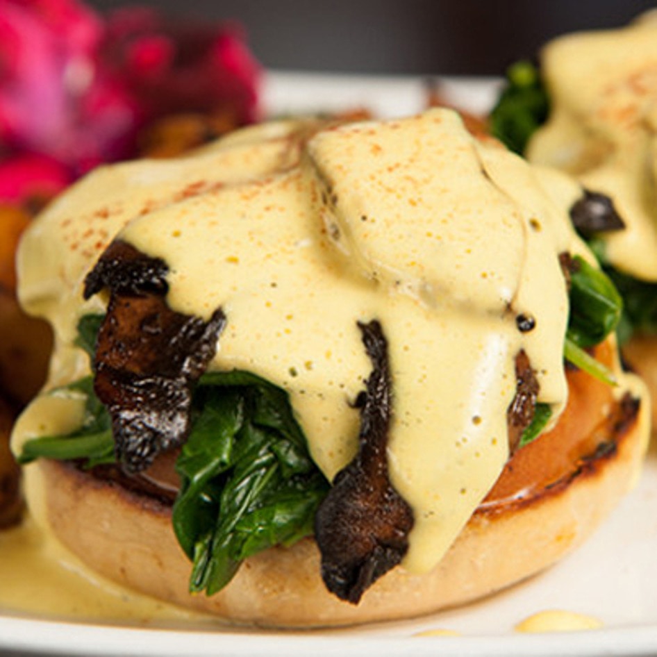 Easy, 4-Step Vegan Portabello Benedict