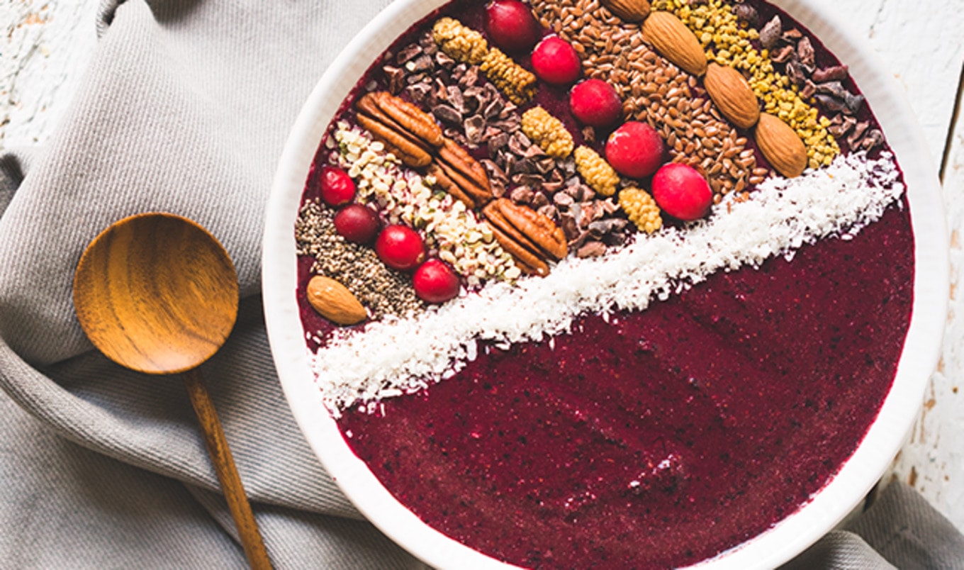 Blueberry Beet Smoothie Bowl