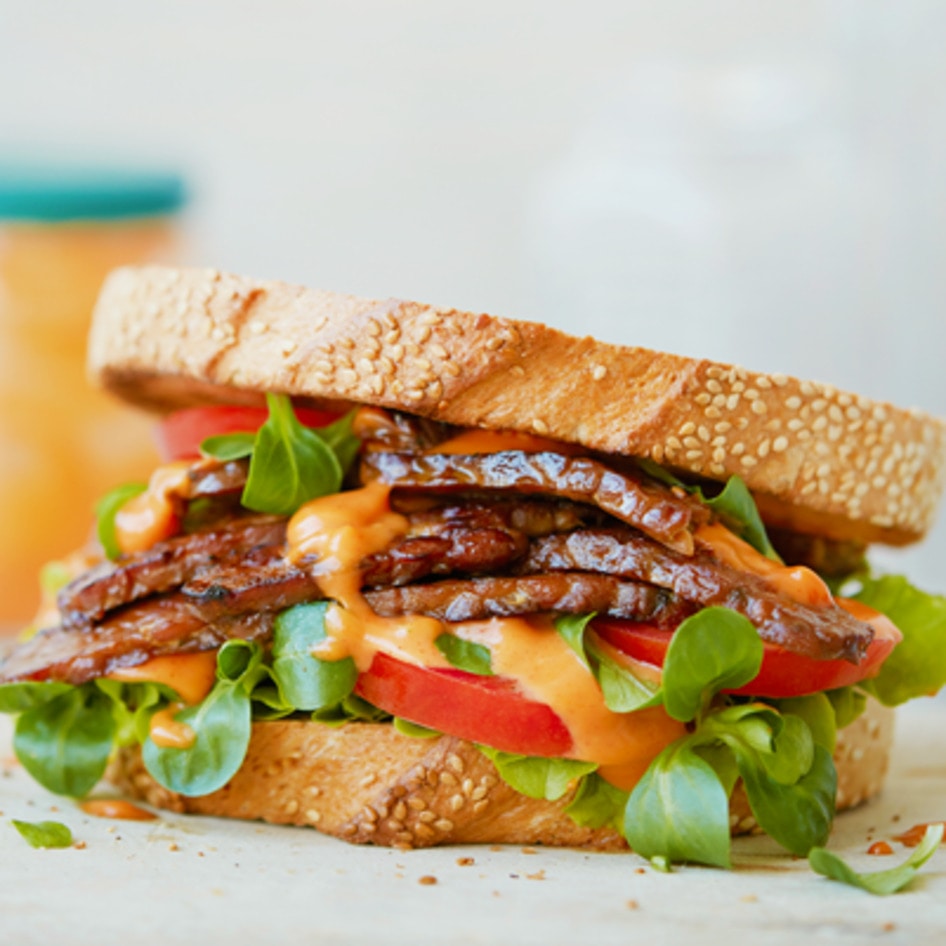 Vegan Korean-Inspired BLT With Spicy Gochujang Mayonnaise