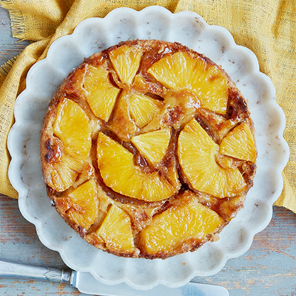 Vegan Pineapple Upside-Down Cake With Cardamom