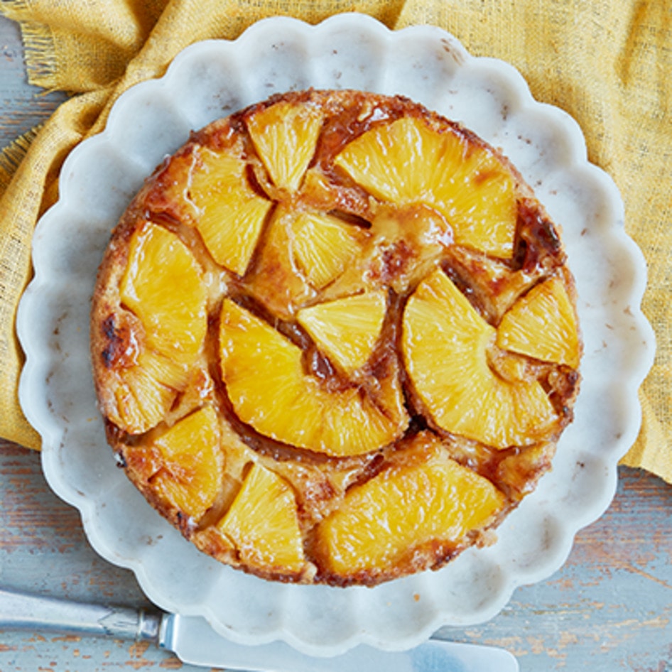 Vegan Pineapple Upside-Down Cake