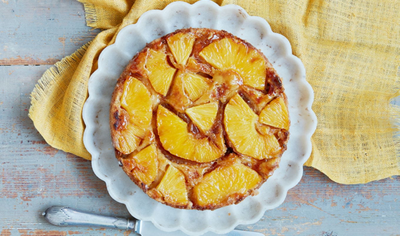 Vegan Pineapple Upside-Down Cake