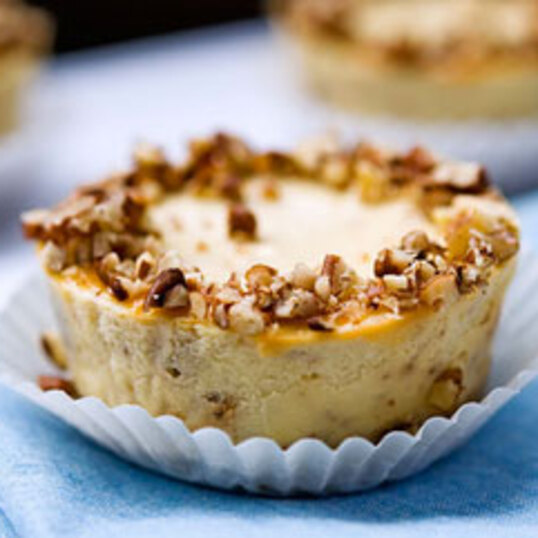 Luscious Pumpkin Pecan Cheesecake