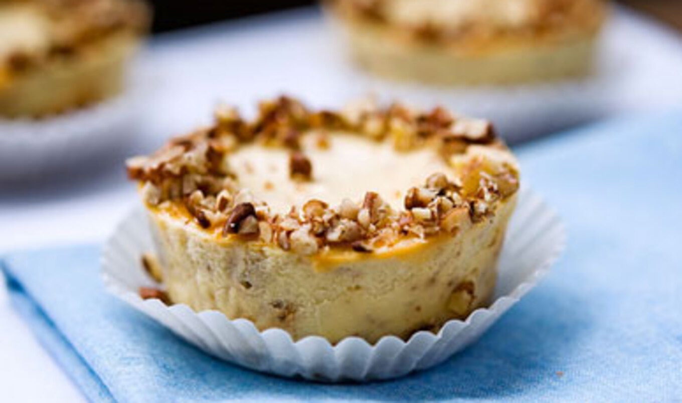 Luscious Pumpkin Pecan Cheesecake