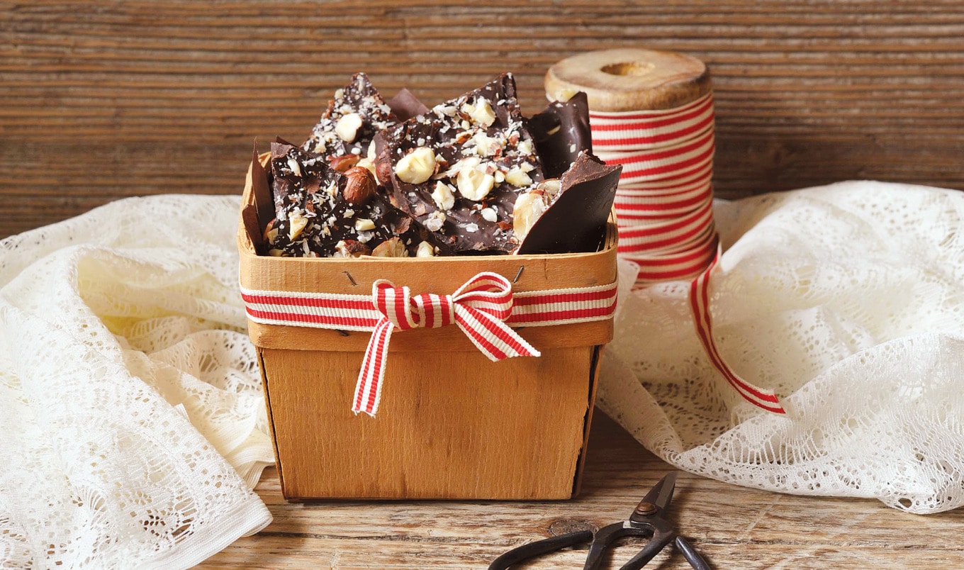 Customizable Vegan Chocolate Bark