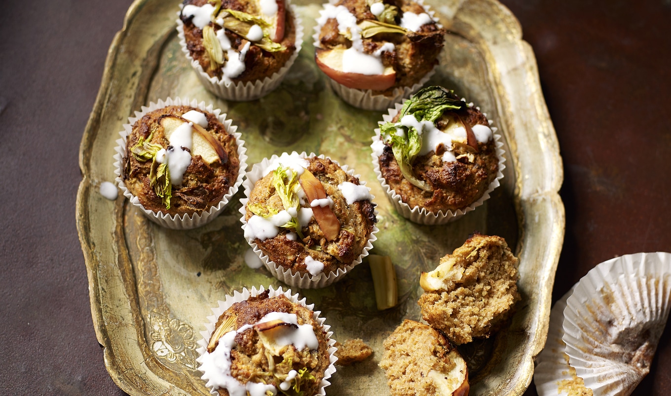 Waldorf Salad in a Vegan Cupcake