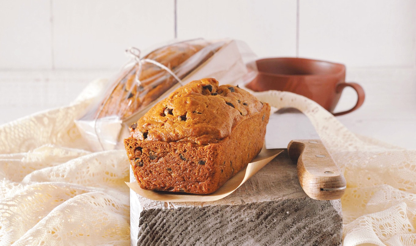 Mini Pumpkin Chocolate Chip Loaves