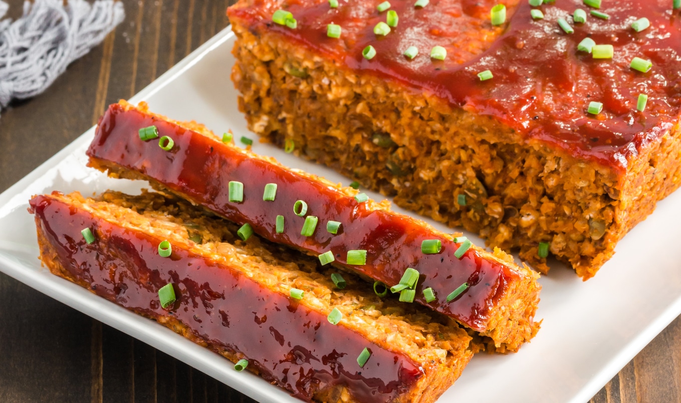 Savory Vegan Lentil and Sweet Potato Meatloaf&nbsp;