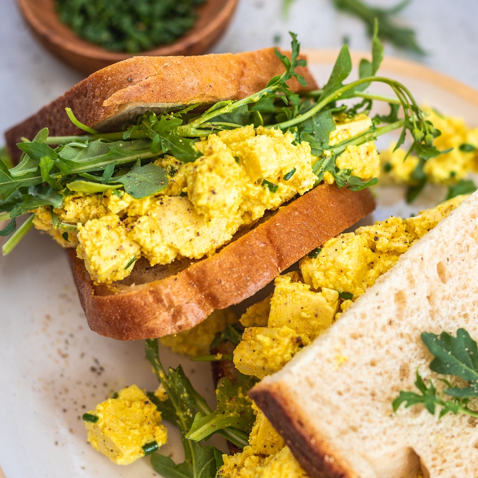 Easy Vegan Tofu Egg Salad