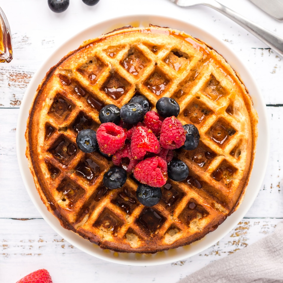 The Perfect Gluten-Free Vegan Waffles