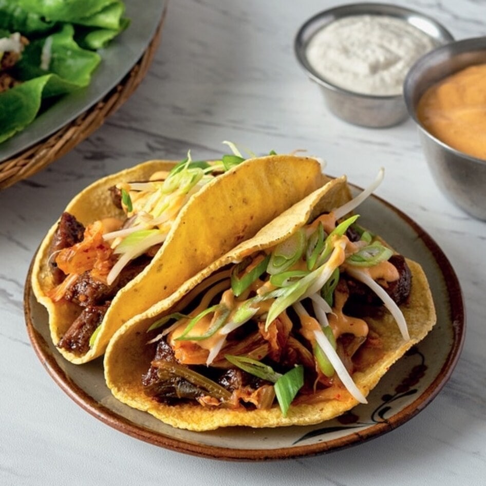 Vegan Pecan Lettuce Tacos