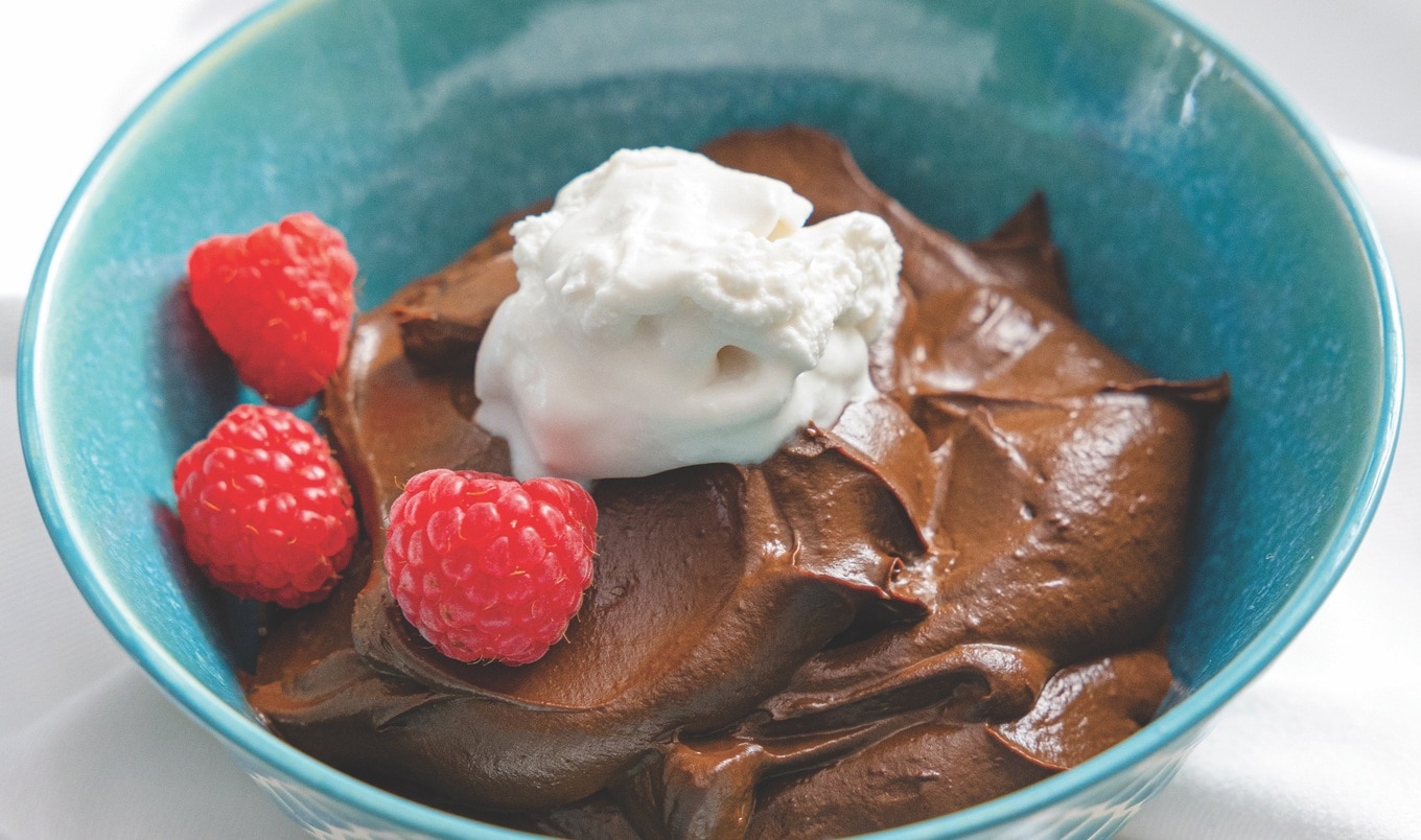 Silky Vegan Chocolate Avocado Mousse