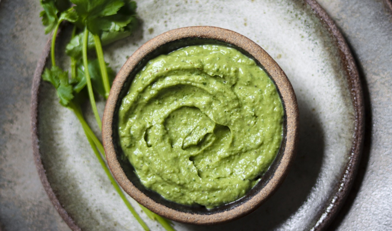 Creamy Vegan Avocado Indian Chutney