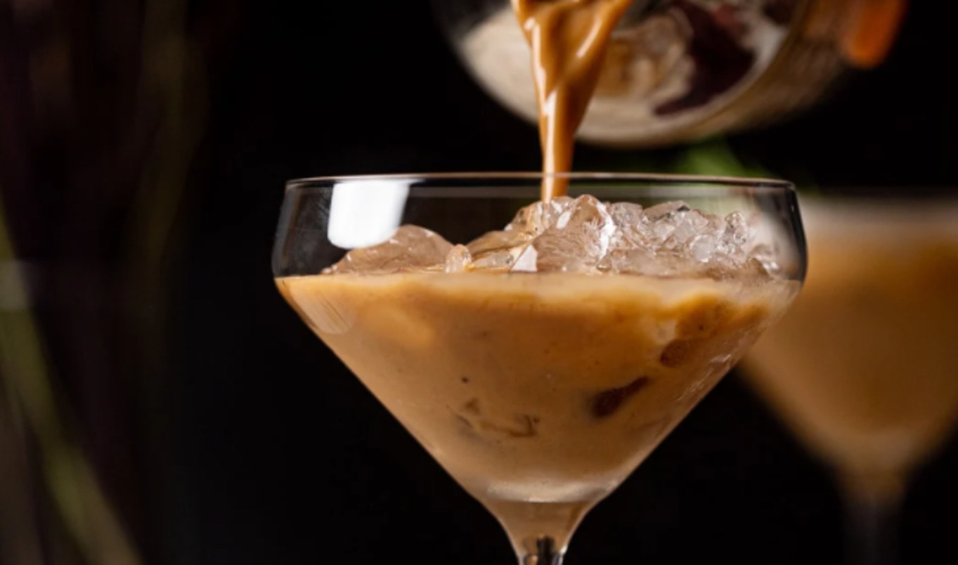 Creamy Vegan Espresso Martini Mocktail