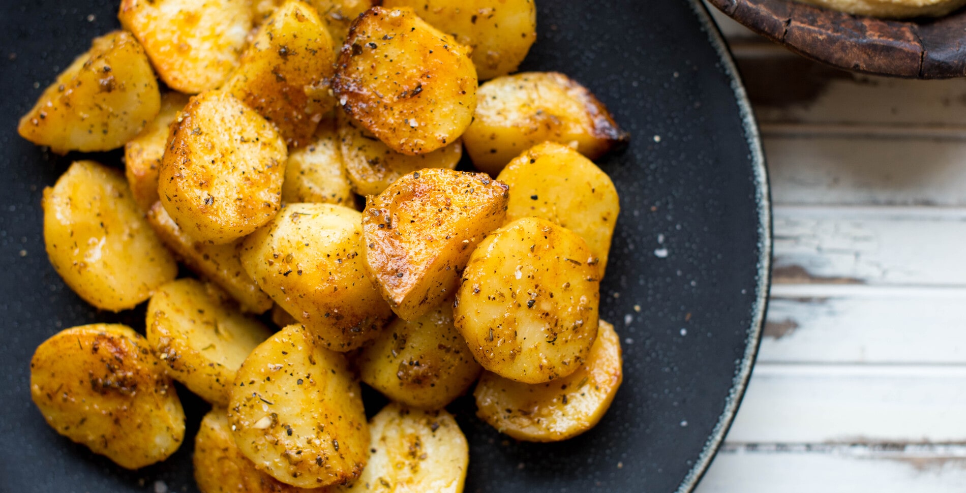 Vegan Greek Lemony Roasted Potatoes